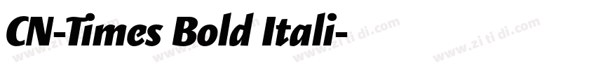 CN-Times Bold Itali字体转换 CN-Times Bold Itali字体转换
